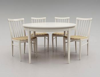 MATGRUPP, 5 delar, "Herrgården", Carl Malmsten, 1900-talets andra hälft.