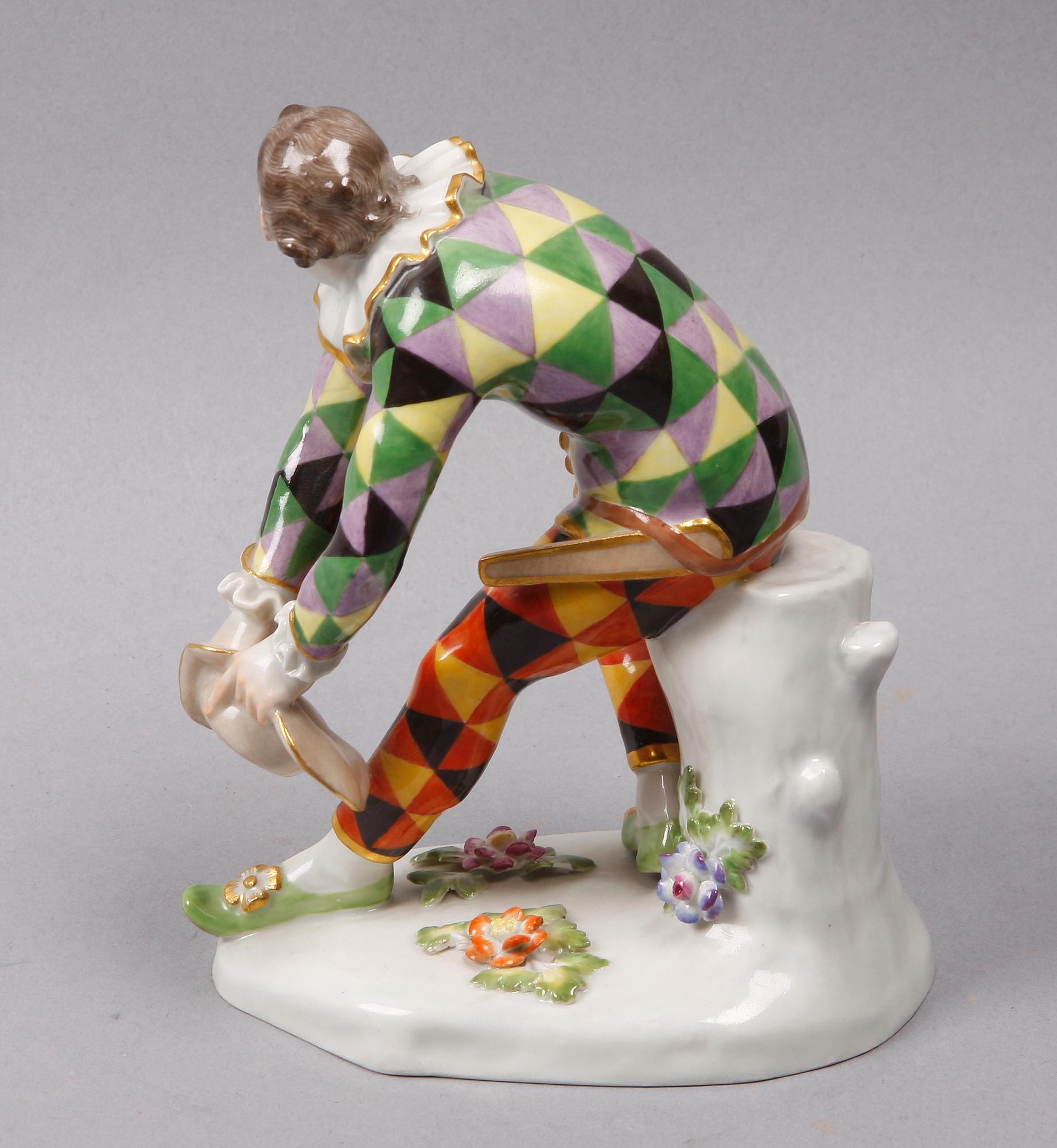 FIGURIN, porslin, Meissen. 1900-talets början.
