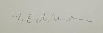 YRJÖ EDELMANN, färglitografi, 1996, signerad 93/250.