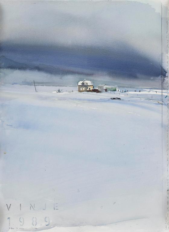 Lars Lerin, Untitled.