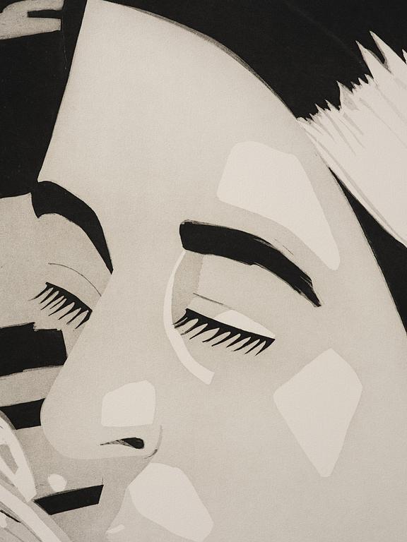 Alex Katz, "The swimmer".