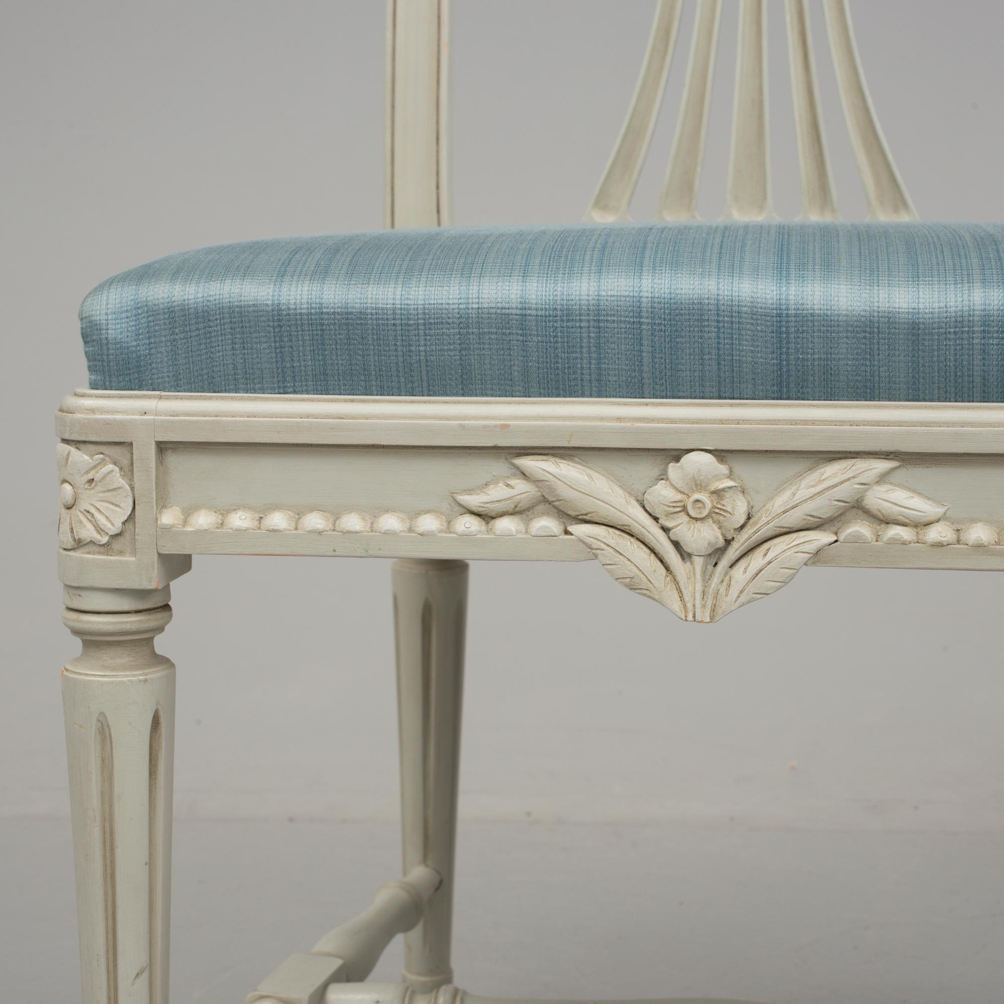 STOLAR, 12 stycken, gustaviansk stil, 1900-tal.