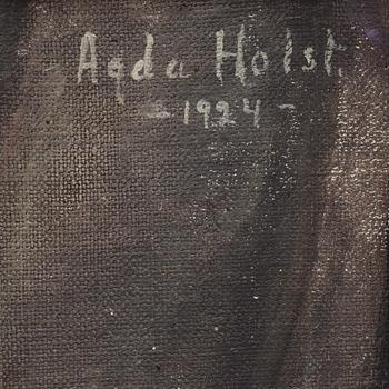 AGDA HOLST, olja på duk, signerad och daterad 1924.