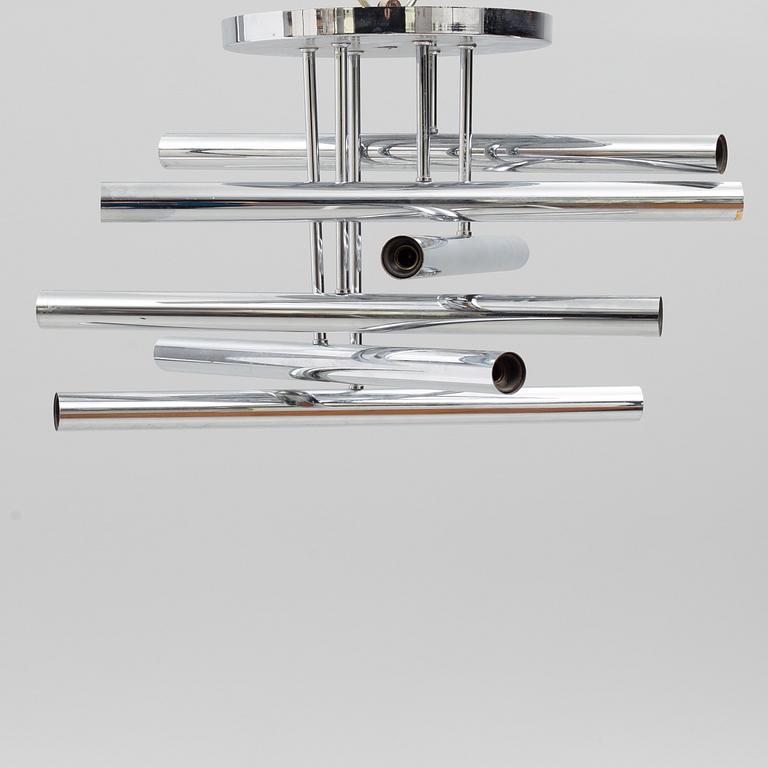 Ceiling lamp, 1970s, Italy.