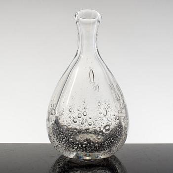 KAJ FRANCK, a glass vase, Iittala. Signed.