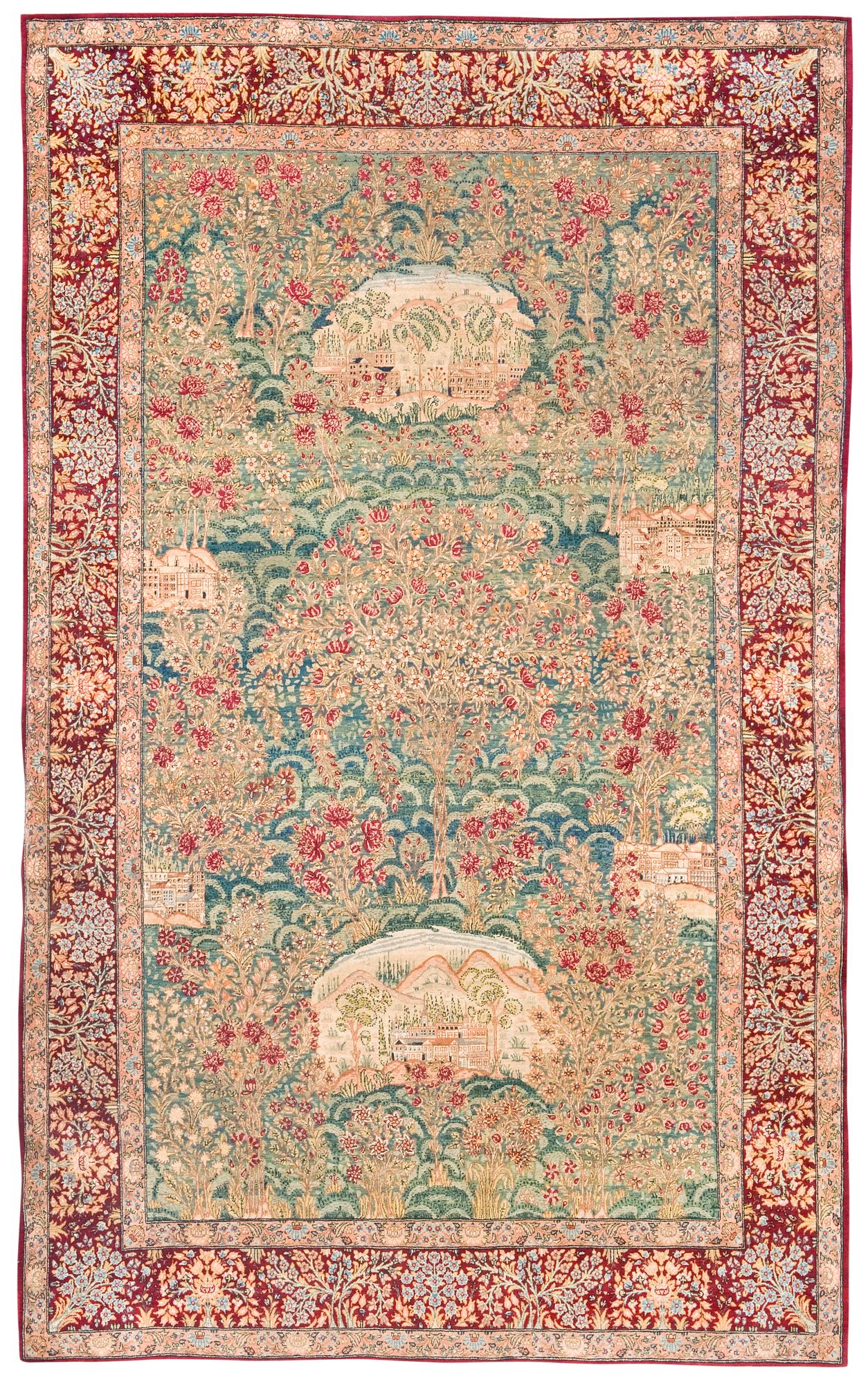 SEMIANTIK KIRMAN LAVER FIGURAL. 244,5 x 151,5 cm.
