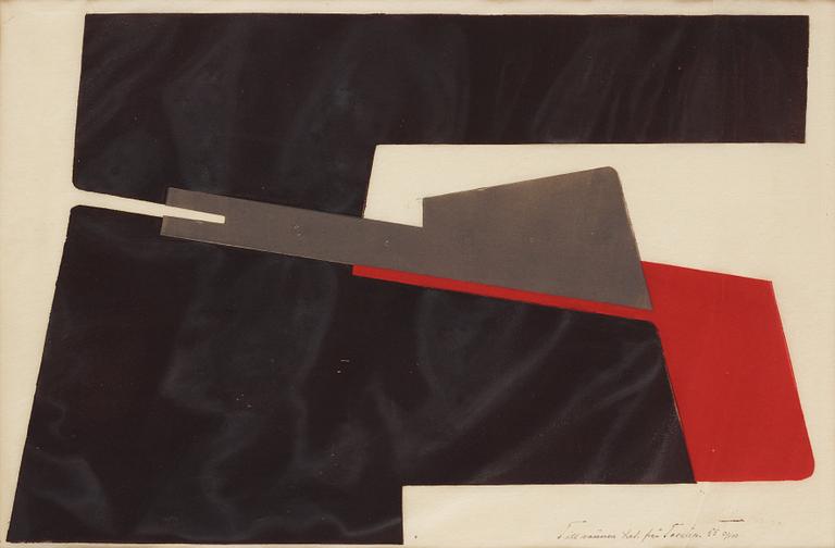 Torsten Andersson, woodcut, signed with dedication, dated -55, numbered 0/100.