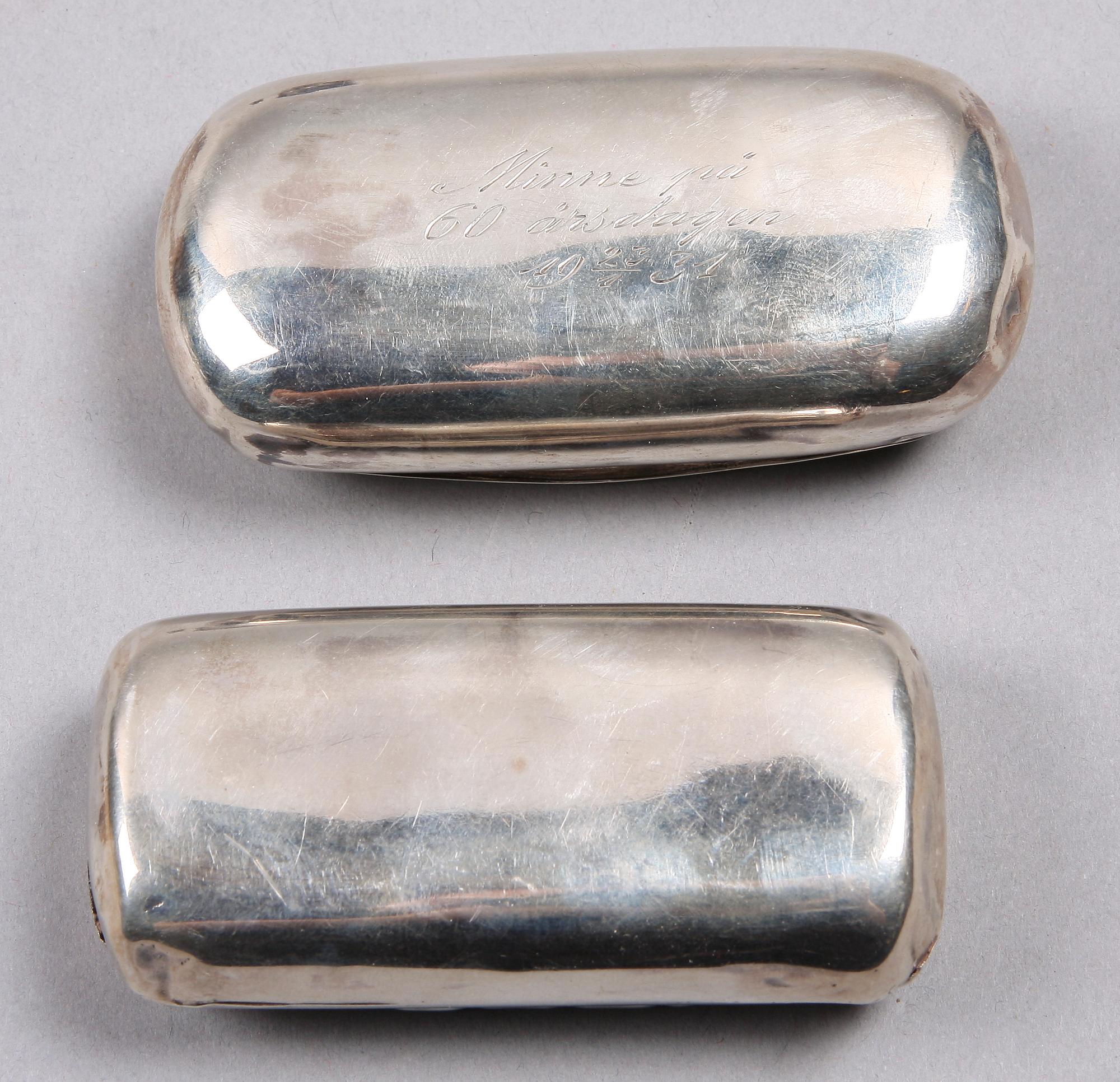 PARTI SILVER, 5 delar, silver, 1800/1900-tal. Tot 148 g.