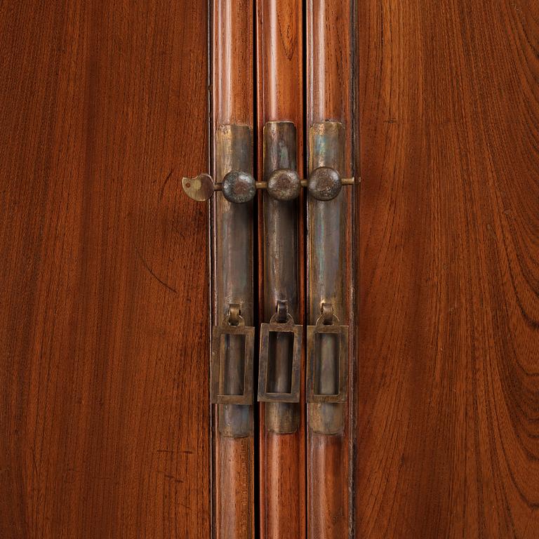 A Chinese hardwood cabinet, Qing dynasty, presumably 18th Century.