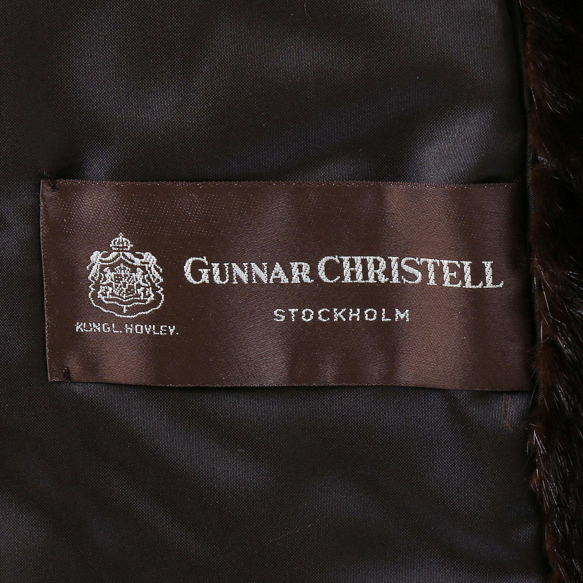 PÄLSJACKA, mink, körsnär Gunnar Christell, Stockholm.