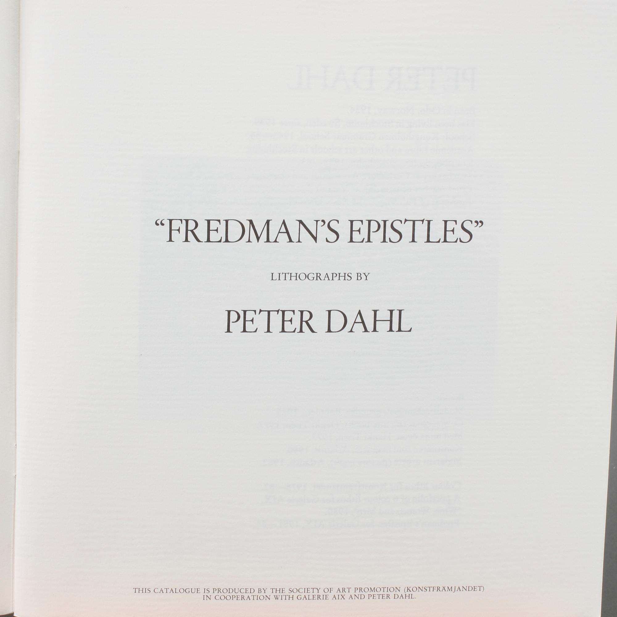BOK: Peter Dahl, Arbeten-Works 1985-1987, Raster förlag, 1988.