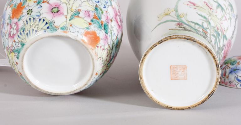 VAS samt BOJAN, porslin, Kina.