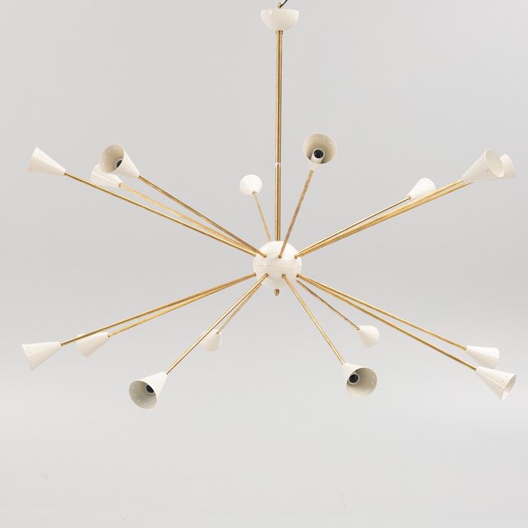 Ceiling lamp, "Sputnik", Luci Srl, Parma, Italy, contemporary production.