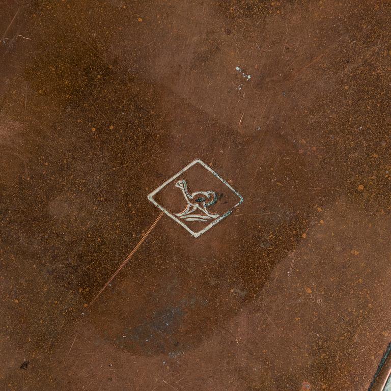 Kynttilänjalkapari, WMF (Württembergische Metallwarenfabrik), 1900-luvun alku.