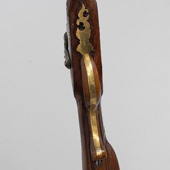 Slagslåsstudsare ändrad från flintlås,  Franz Steskal,  Österrike, 1700-talets slut.
