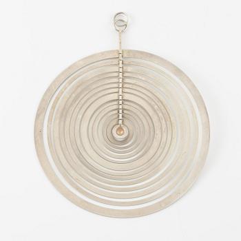 Tapio Wirkkala, a pendant, "Silver Moon" silver, Helsinki 1971.