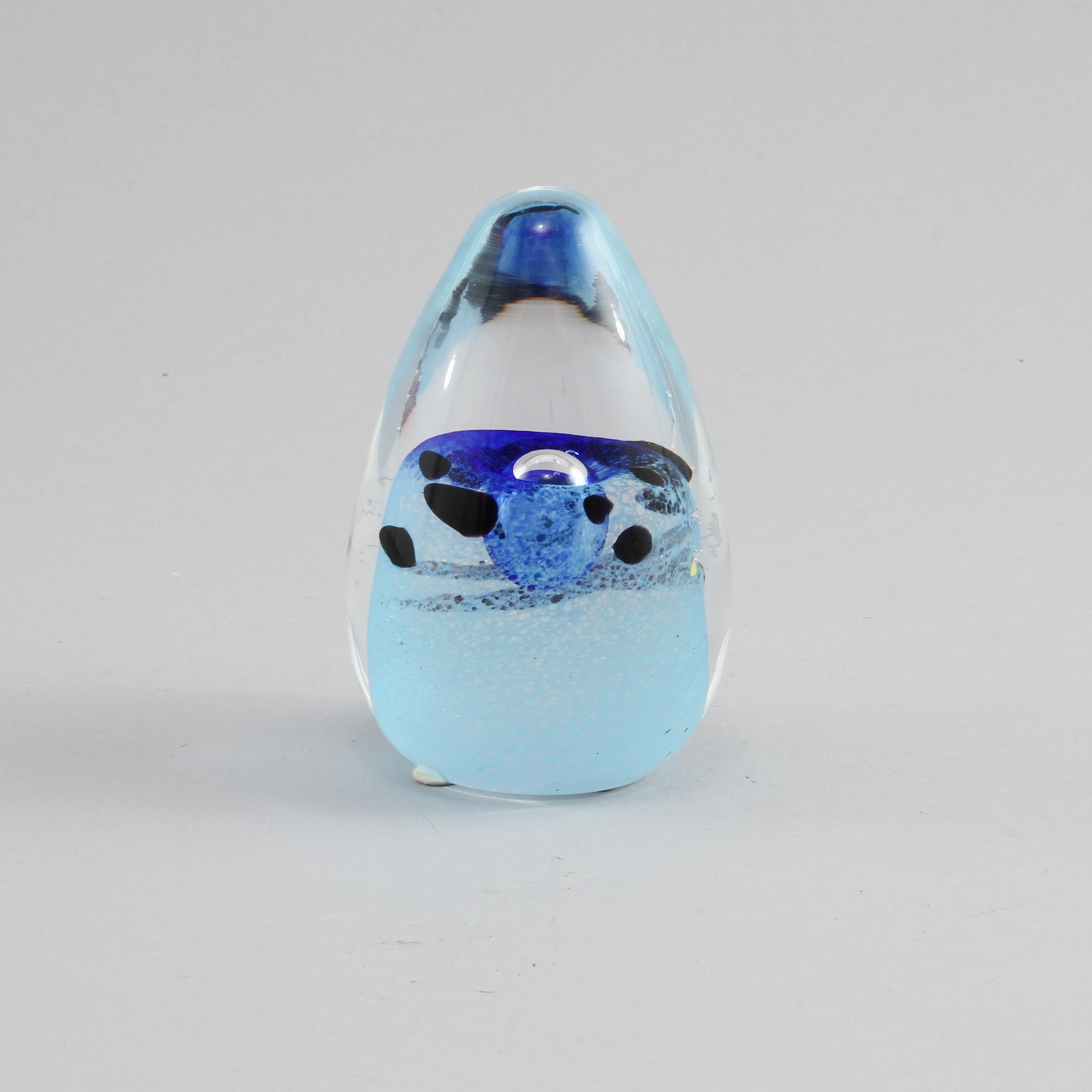 OBJEKT, glas, Bertil Vallien, Kosta Boda Atelier, signerad, sent 1900-tal.