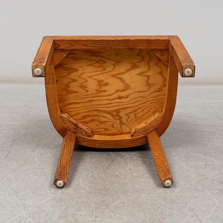 AXEL EINAR HJORTH, a 'Lovö' pine chair from Nordiska Kompaniet.