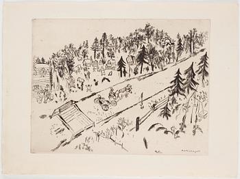 MARC CHAGALL, 71 st etsningar ur upplagan om 285 exemplar på Arches/MBM/J. Perrigot-papper, 1923-1948.