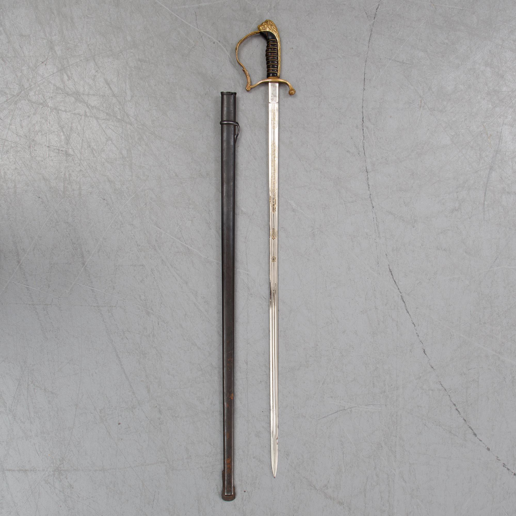 A Swedish infantry officer's sword 1899 pattern.