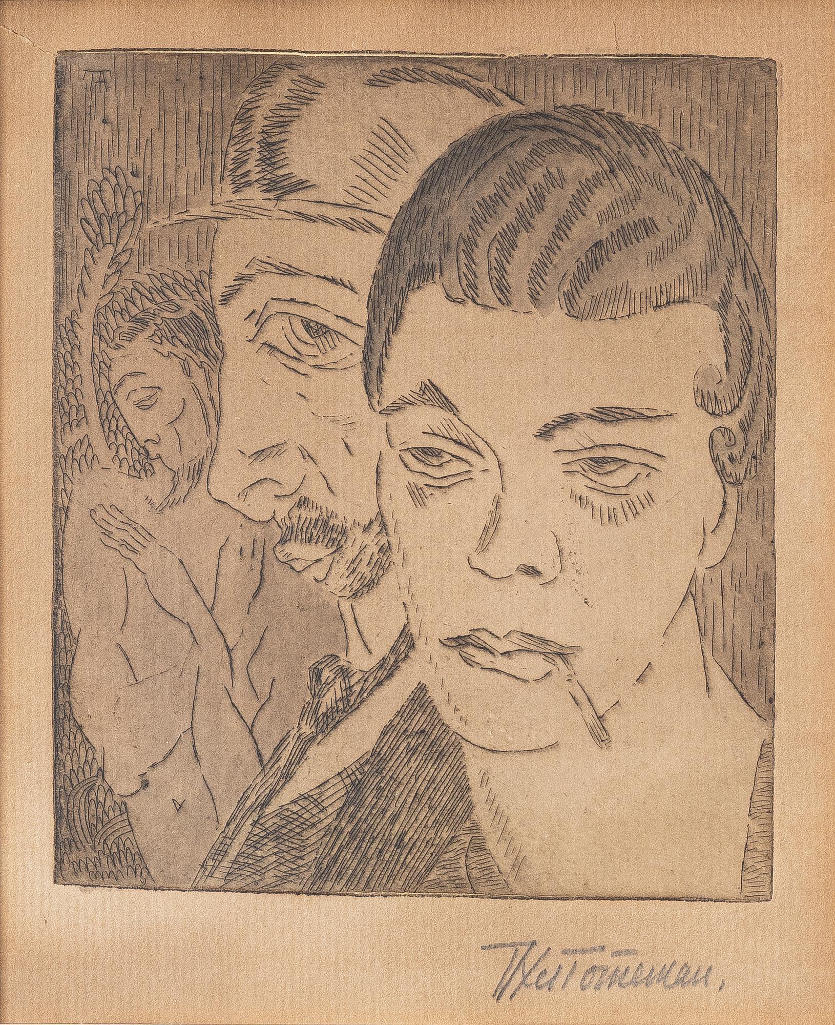 Axel Törneman, Dubbelporträtt.