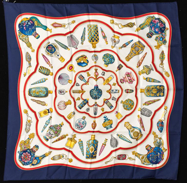 SCARF, "Qu'Import le Flacon", Hermès. Silk.