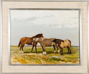 SVEN HELLQVIST, olja på duk, sign och dat -86.