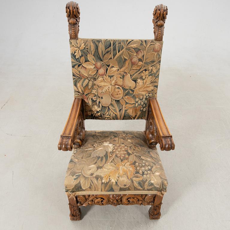 Armchair Baroque style first half of the 20th century.