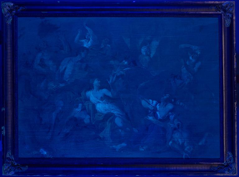 JEAN FRANCOIS DE TROY, hans krets. Uppfordrad duk 92,5 x 129 cm.