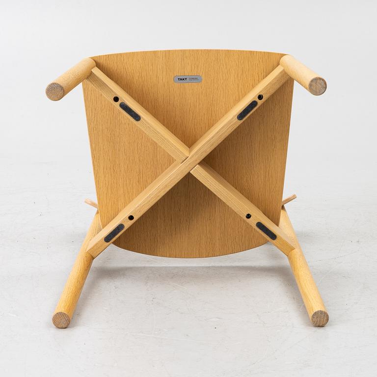 Pearson Lloyd, six “Cross Chair”, T01, Takt, contemporary.