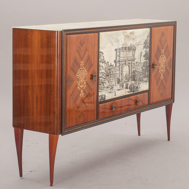 SIDEBOARD/BARSKÅP, Italien 1950-tal.