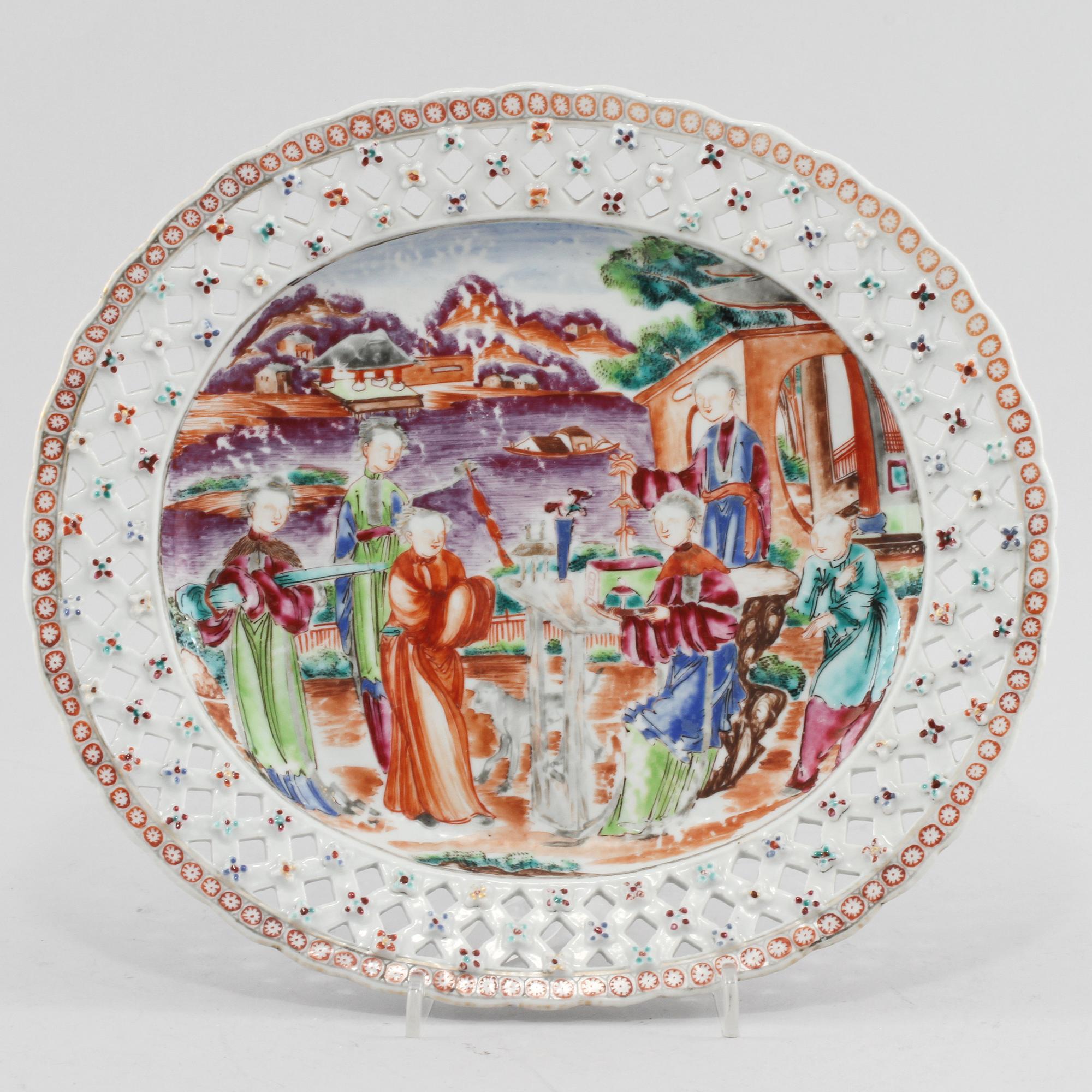 FAT, porslin, Kina, 1800-tal.
