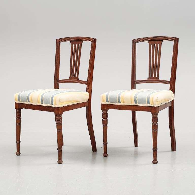 STOLAR, ett par, 1800-talets slut.