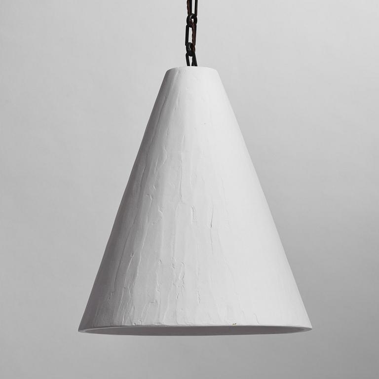 Rose Uniacke, taklampa, "Plaster Cone Hanging Light", Rose Uniacke, Storbritannien.