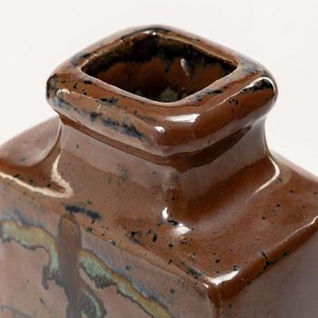 Shoji Hamada, attributed to, A stoneware vase, Japan, 1960s.