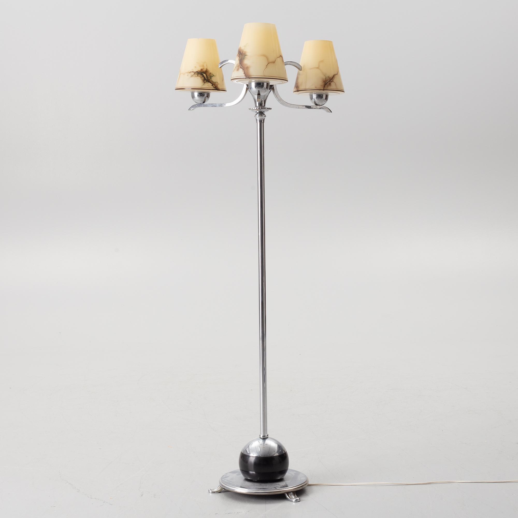 Golvlampa, 1920-30-tal.