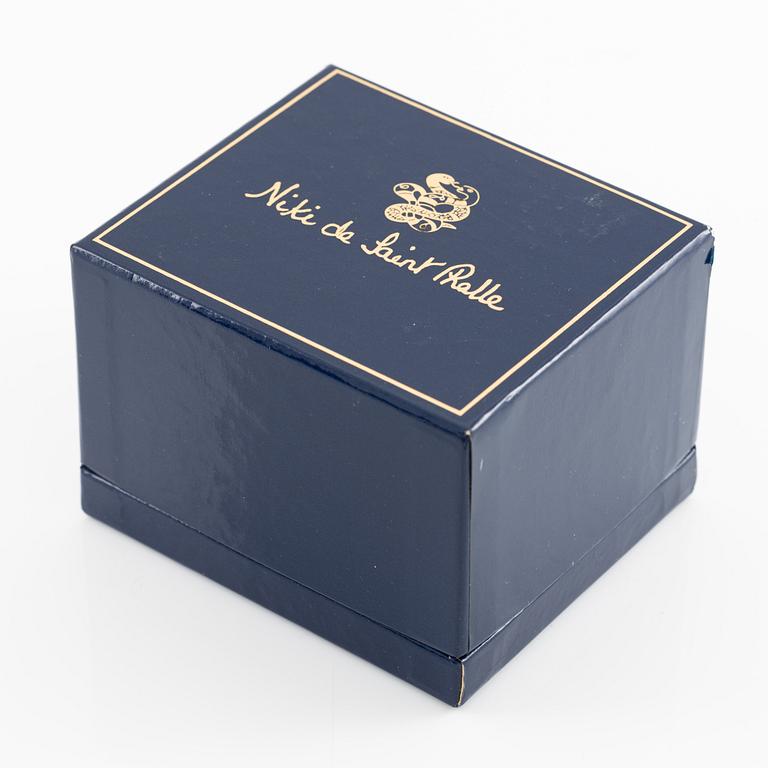 Niki de Saint Phalle ormarmband gul metall med emalj.