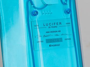 SKRIVBORDSLAMPA "Lucifer". A&E Design, Fagerhult, formgavs 1975.