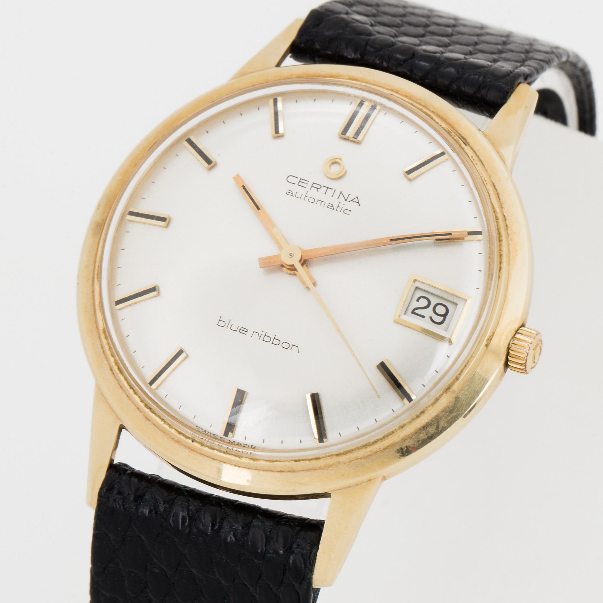 CERTINA Blue Ribbon wristwatch 34 mm. Bukowskis