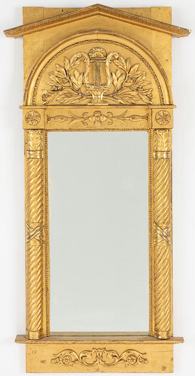 An Empire mirror, Stockholm, 1833.