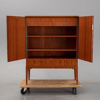 A Swedish Modern inlay cabinet, Tranås Möbelfabriks AB, Tranås 1940/50-tal.