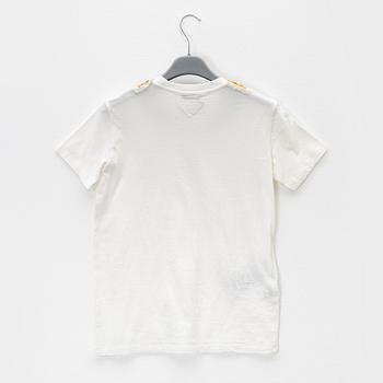 Prada, a cotton top with strass, size XS.