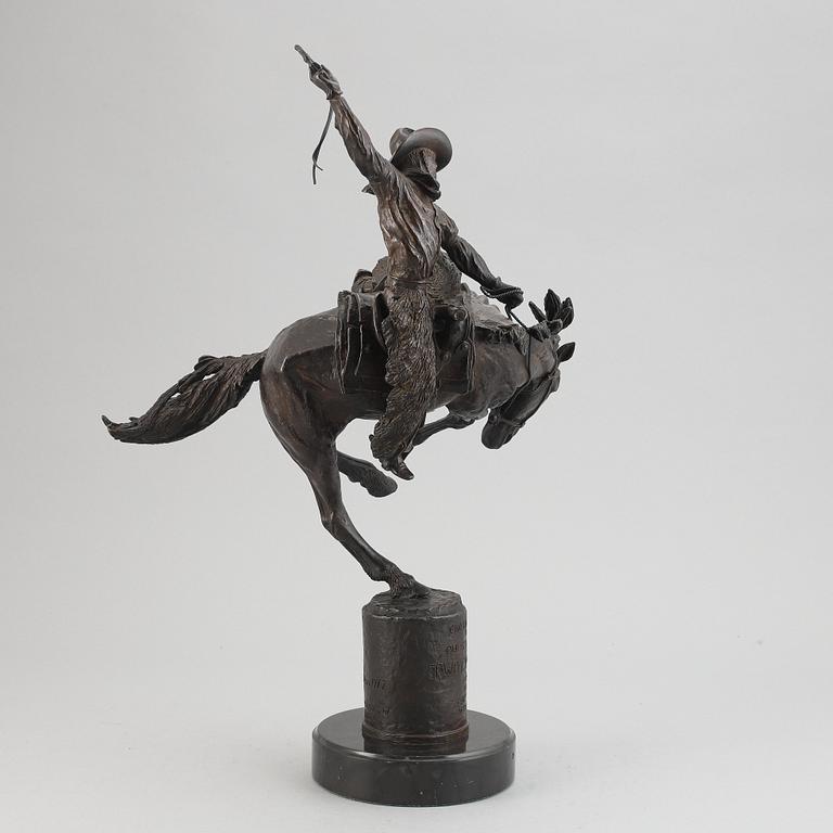 Harry Jackson, after. Sculpture. Signed. Foundry mark. Height 53 cm (including base).