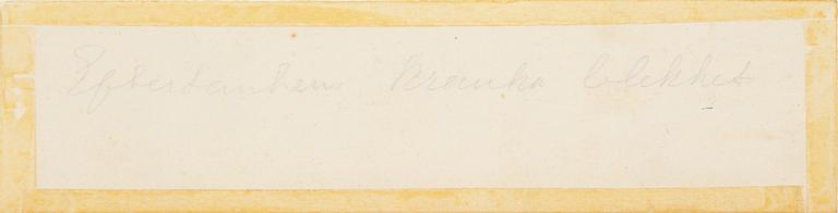 Harriet Löwenhjelm, watercolour, signed and dated 1915.