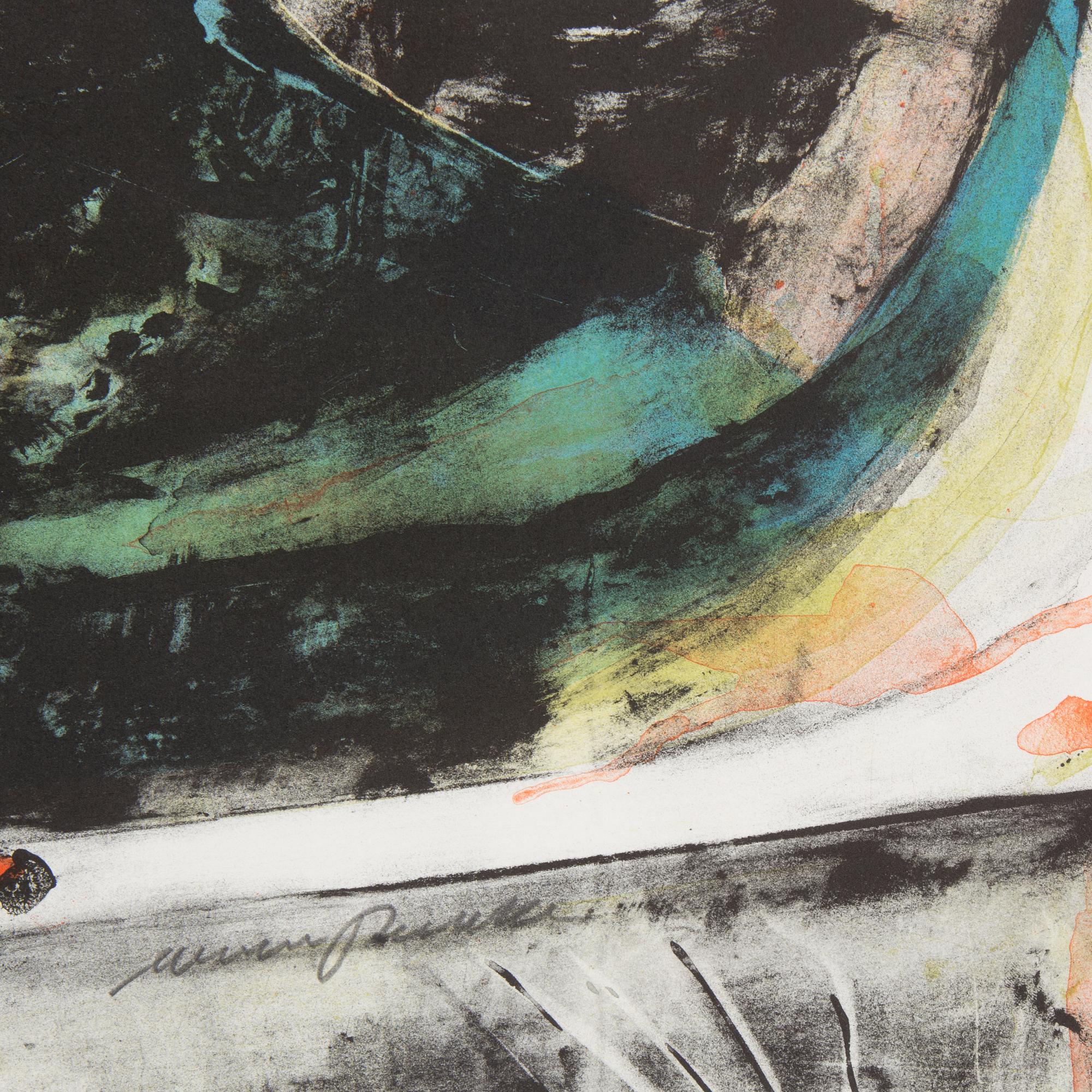 MIKAEL PERSBRANDT, lithograph in colour, numbered 80/90.