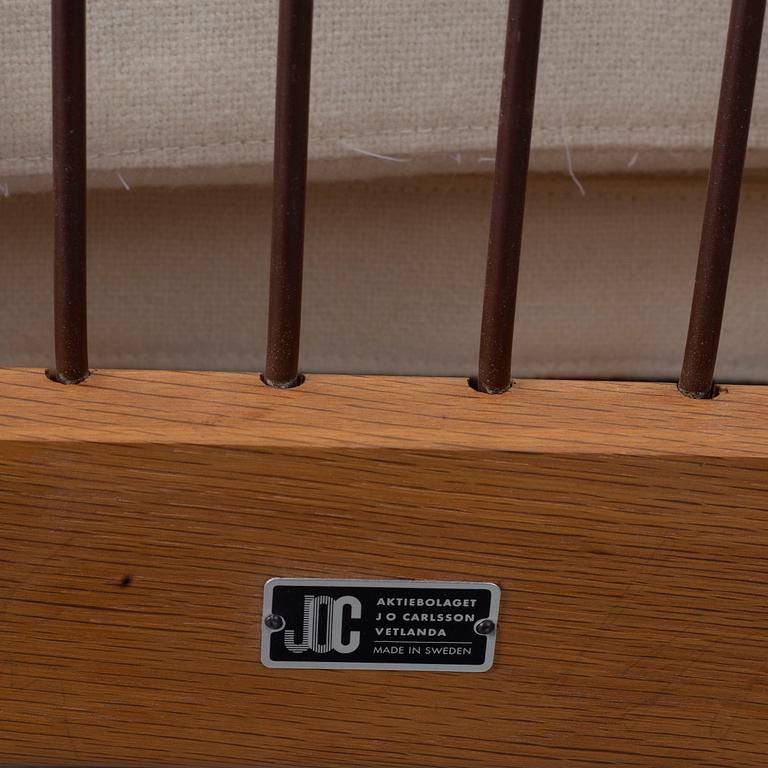 Karl Erik Ekselius, armchairs, a pair, JOC Vetlanda, 1Sweden 1960s.