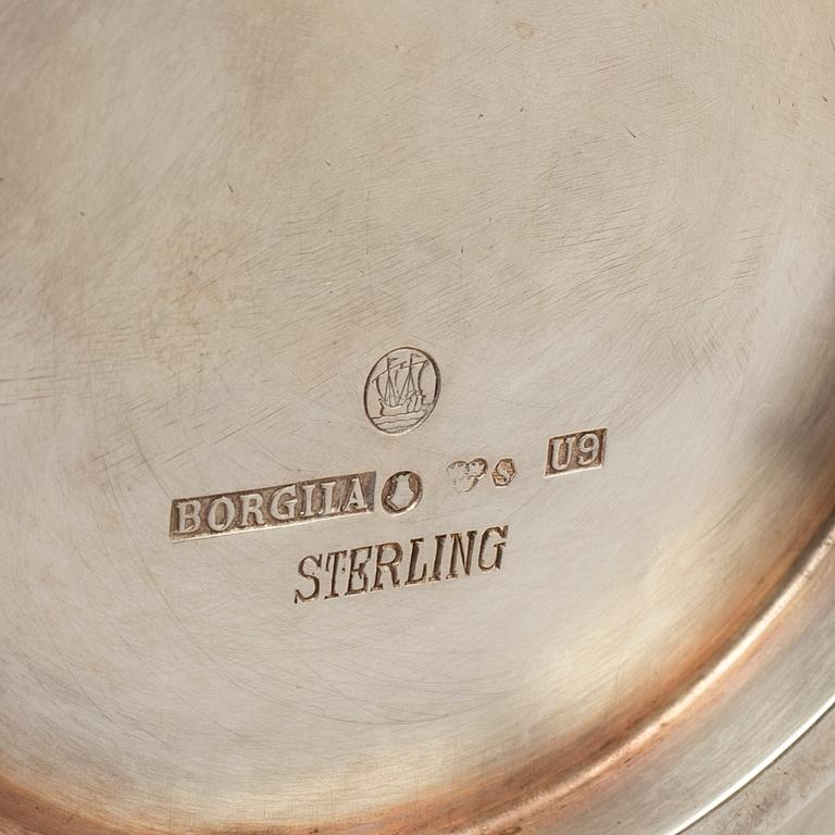 ATELIER BORGILA, a sterling silver bowl from Stockholm, 1970.