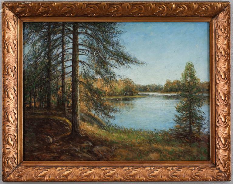 SEVERIN NILSON, olja på duk, signerad.