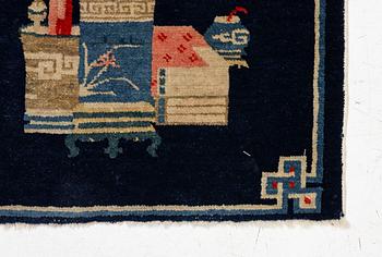 Rug, Baotou, rug, approx. 106 x 55 cm.