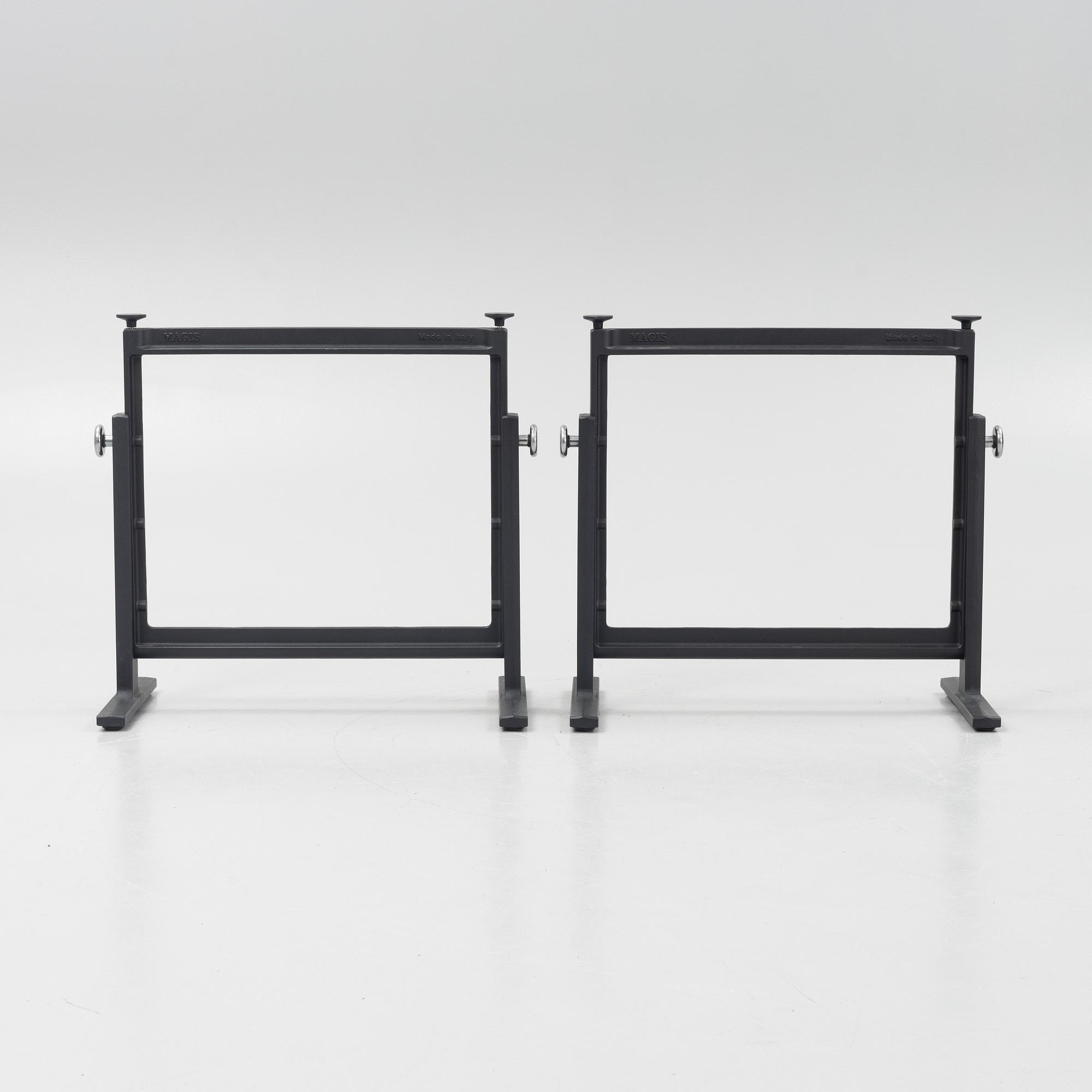 Konstantin Grcic, bordsunderreden, 2 st, "Brut", Magis, Italy.